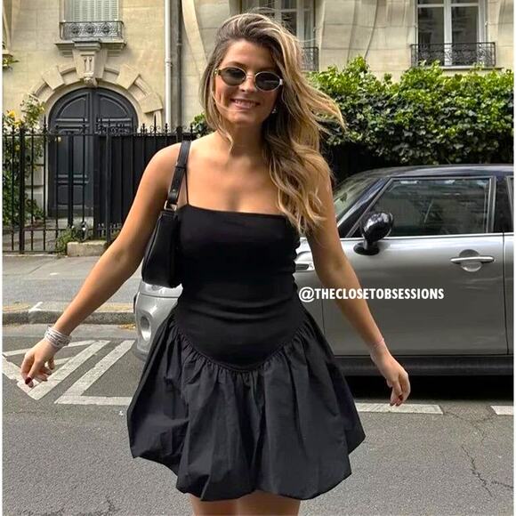 ZARA BLOGGER FAVE!!! Fitted Mini Dress NWT - Picture 6 of 16